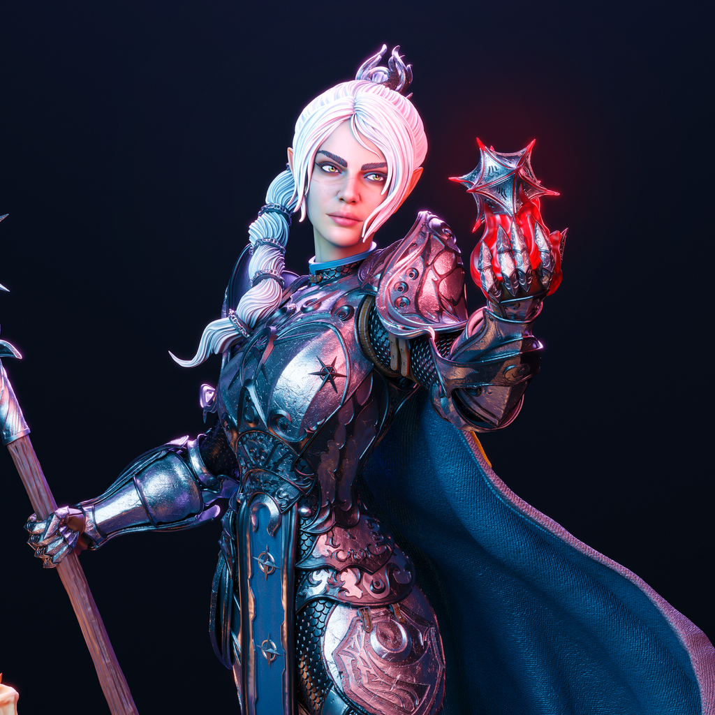 Shadowheart – Baldur's Gate 3 – 1:6 Scale Hand-Painted Resin Statue