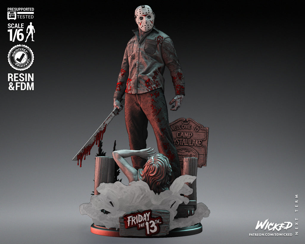 Jason Voorhees – Friday the 13th – 1:6 Scale Hand-Painted Resin Statue