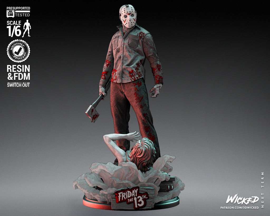 Jason Voorhees – Friday the 13th – 1:6 Scale Hand-Painted Resin Statue