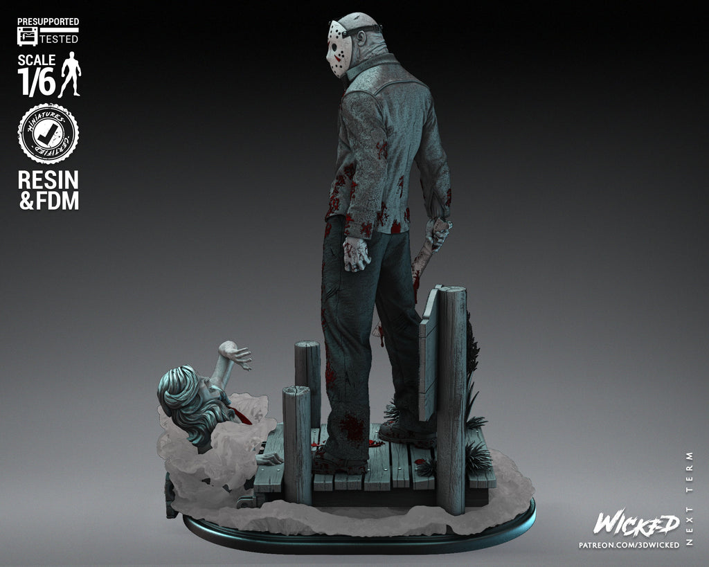 Jason Voorhees – Friday the 13th – 1:6 Scale Hand-Painted Resin Statue