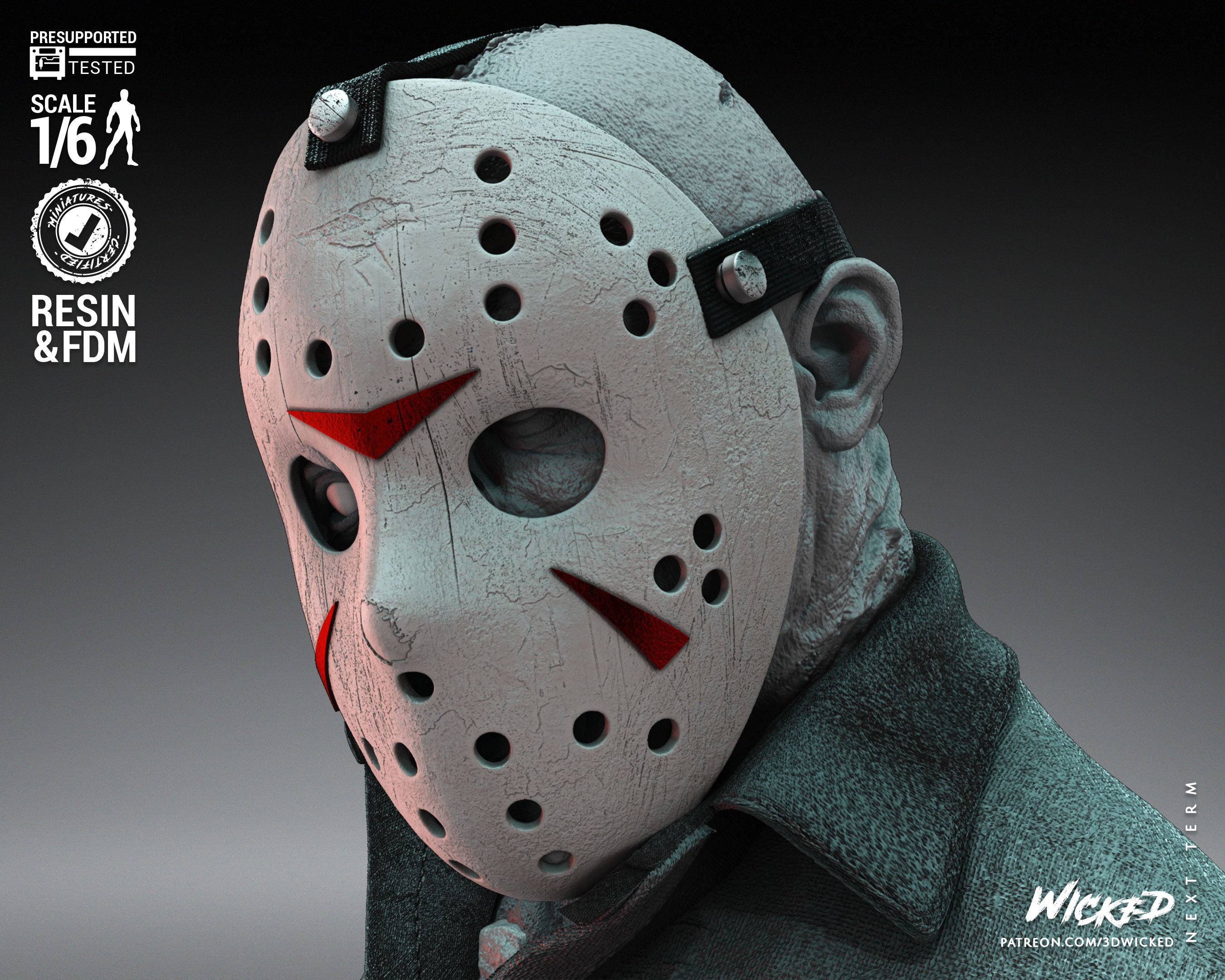 Jason Voorhees – Friday the 13th – 1:6 Scale Hand-Painted Resin Statue