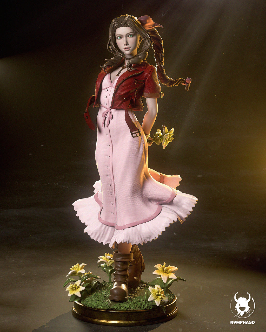 Aerith Gainsborough – Final Fantasy VII – 1:6 Scale Hand-Painted Resin Statue