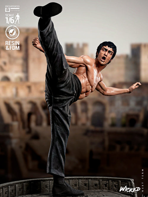 Bruce Lee – The Way of the Dragon – 1:6 Scale Hand-Painted Resin Statue