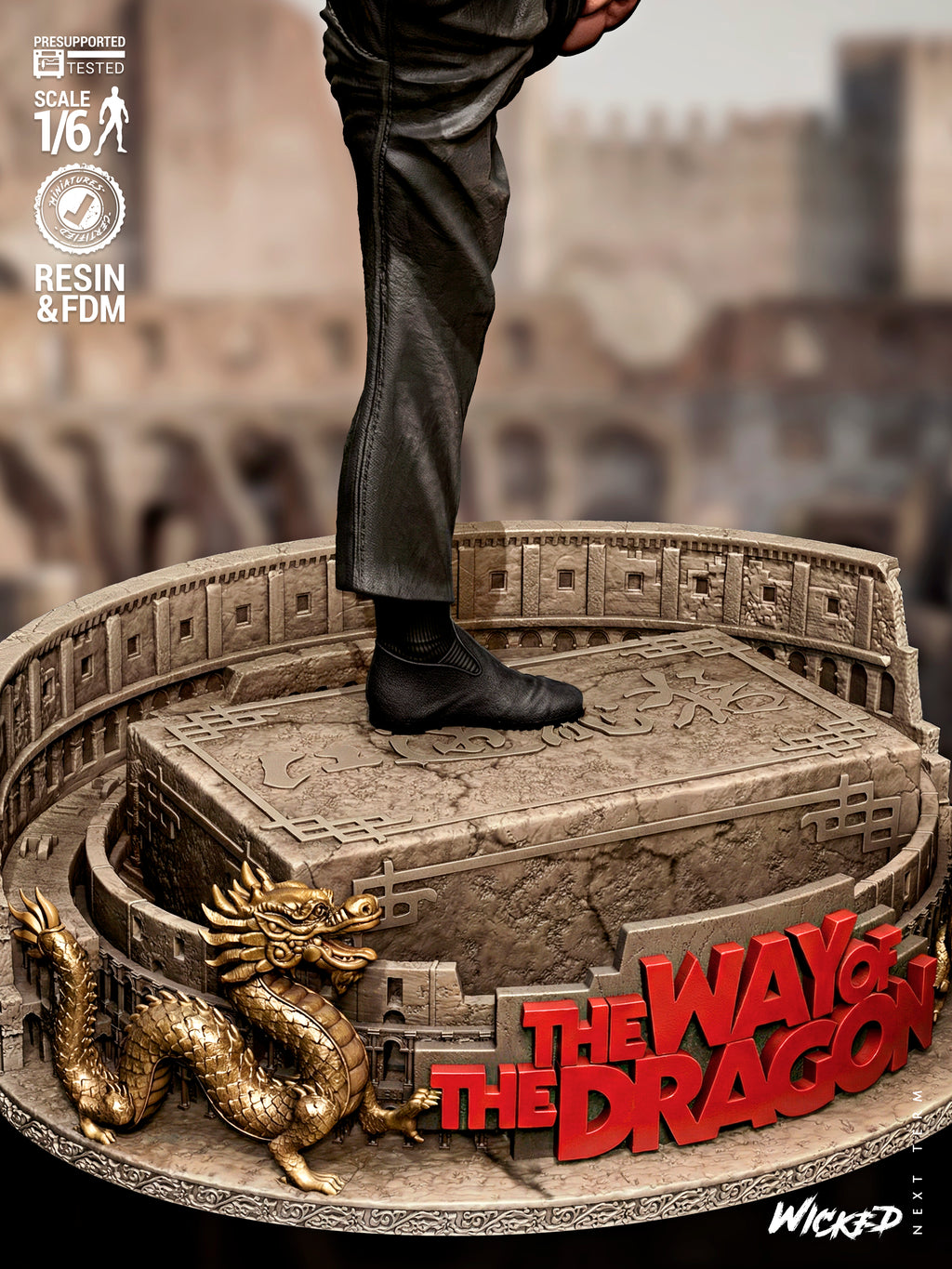 Bruce Lee – The Way of the Dragon – 1:6 Scale Hand-Painted Resin Statue