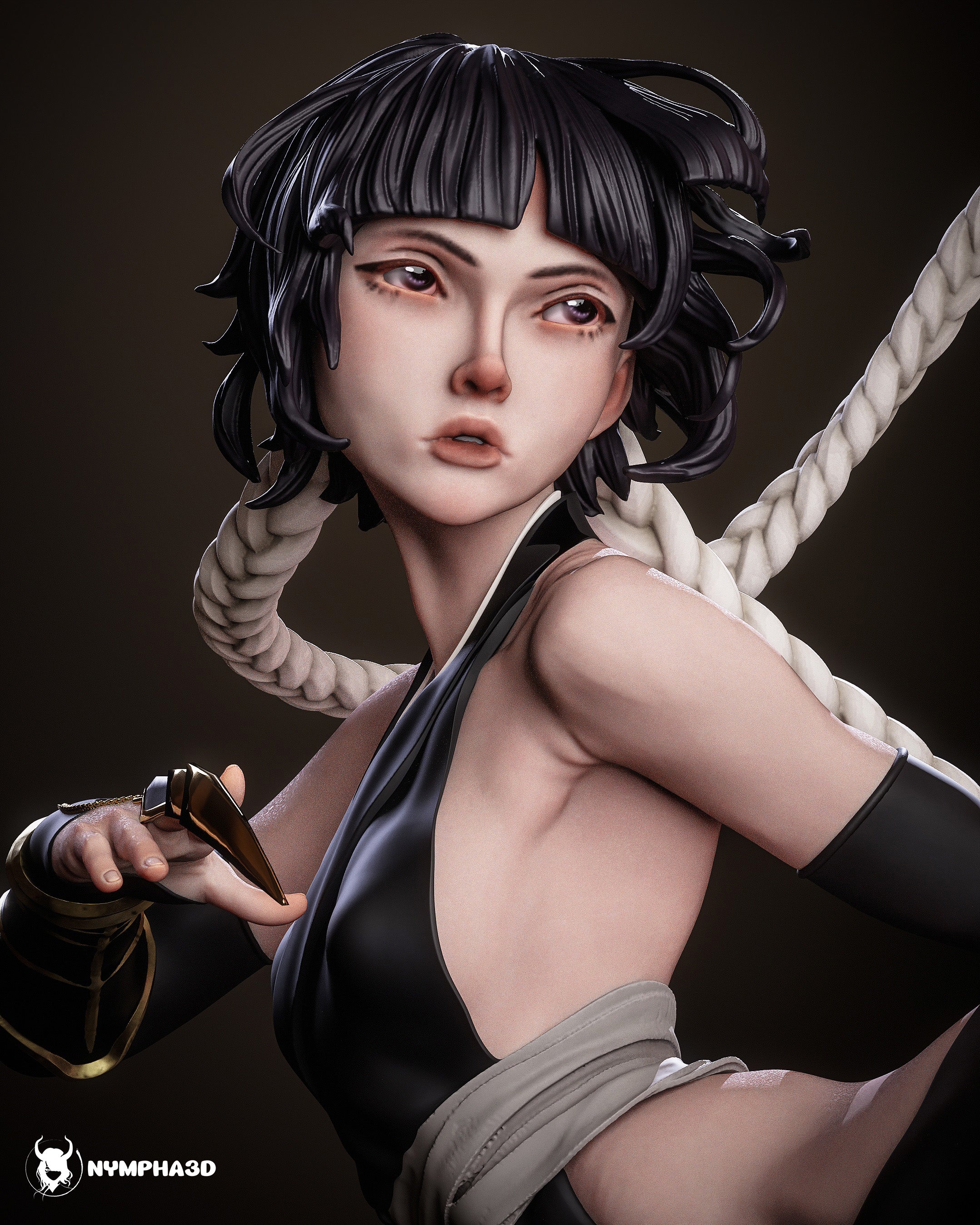 Soifon – Bleach – Hand-Painted Resin Statue