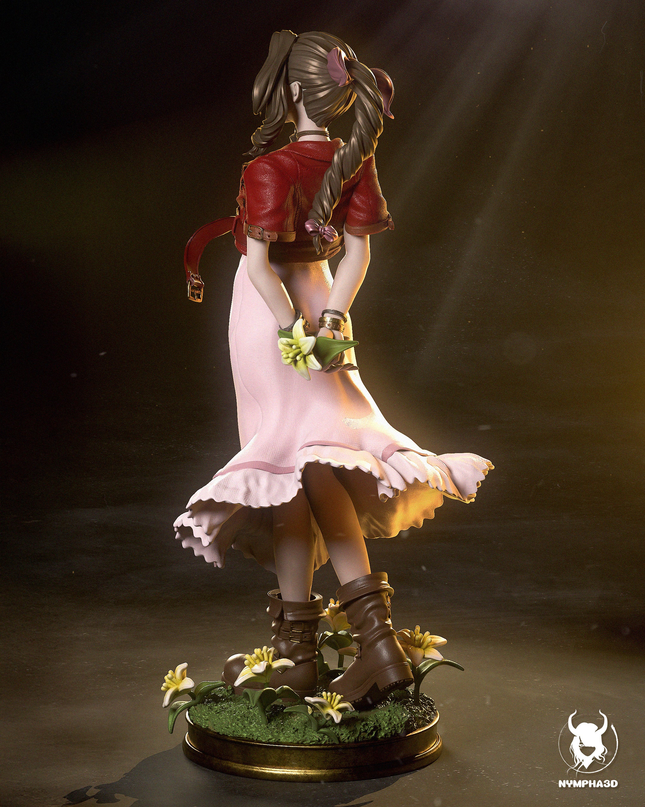 Aerith Gainsborough – Final Fantasy VII – 1:6 Scale Hand-Painted Resin Statue