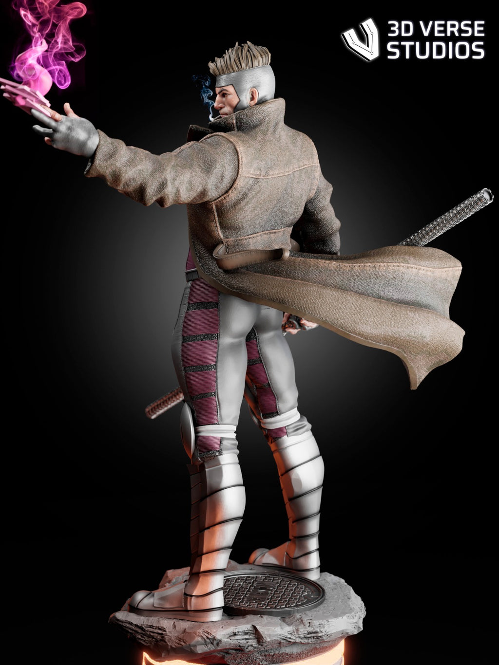 Gambit – Marvel – 1:6 Scale Hand-Painted Resin Statue