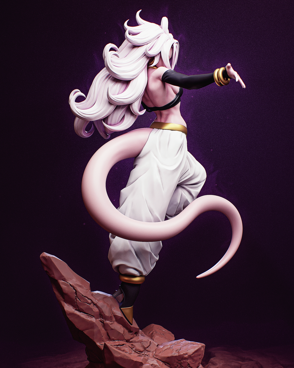 Android 21 – Dragon Ball FighterZ Majin Resin Statue | Hand-Painted Collector Figure