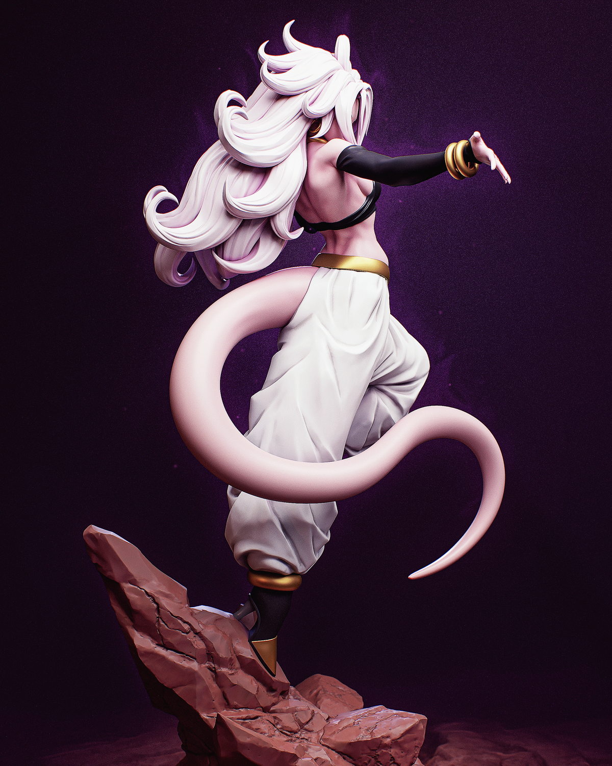 Android 21 – Dragon Ball FighterZ Majin Resin Statue | Hand-Painted Collector Figure