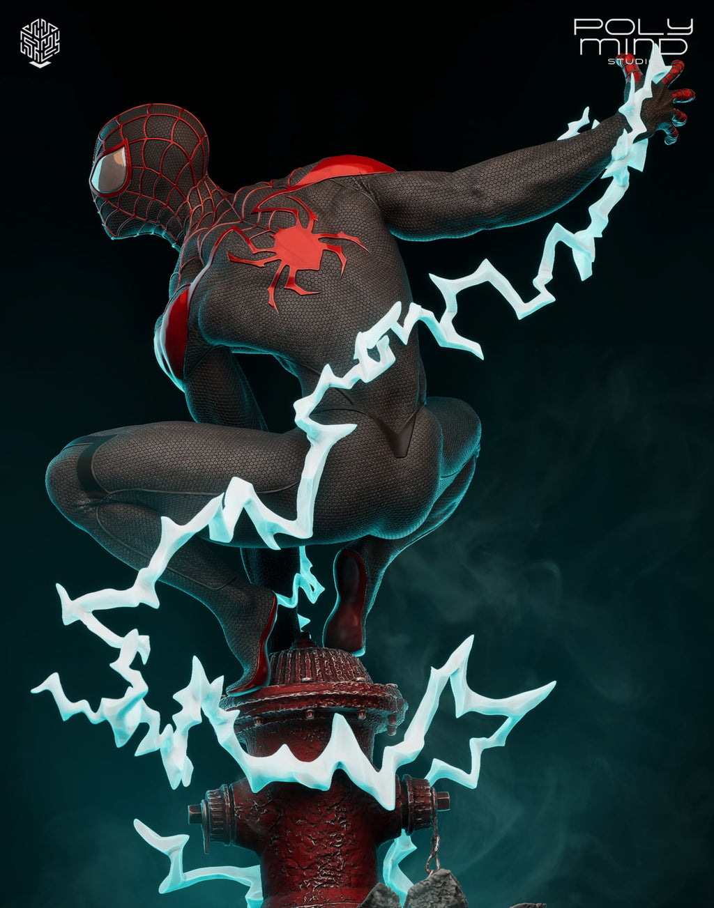 Miles Morales Spider-Man – Marvel – 1:6 Scale Hand-Painted Resin Statue