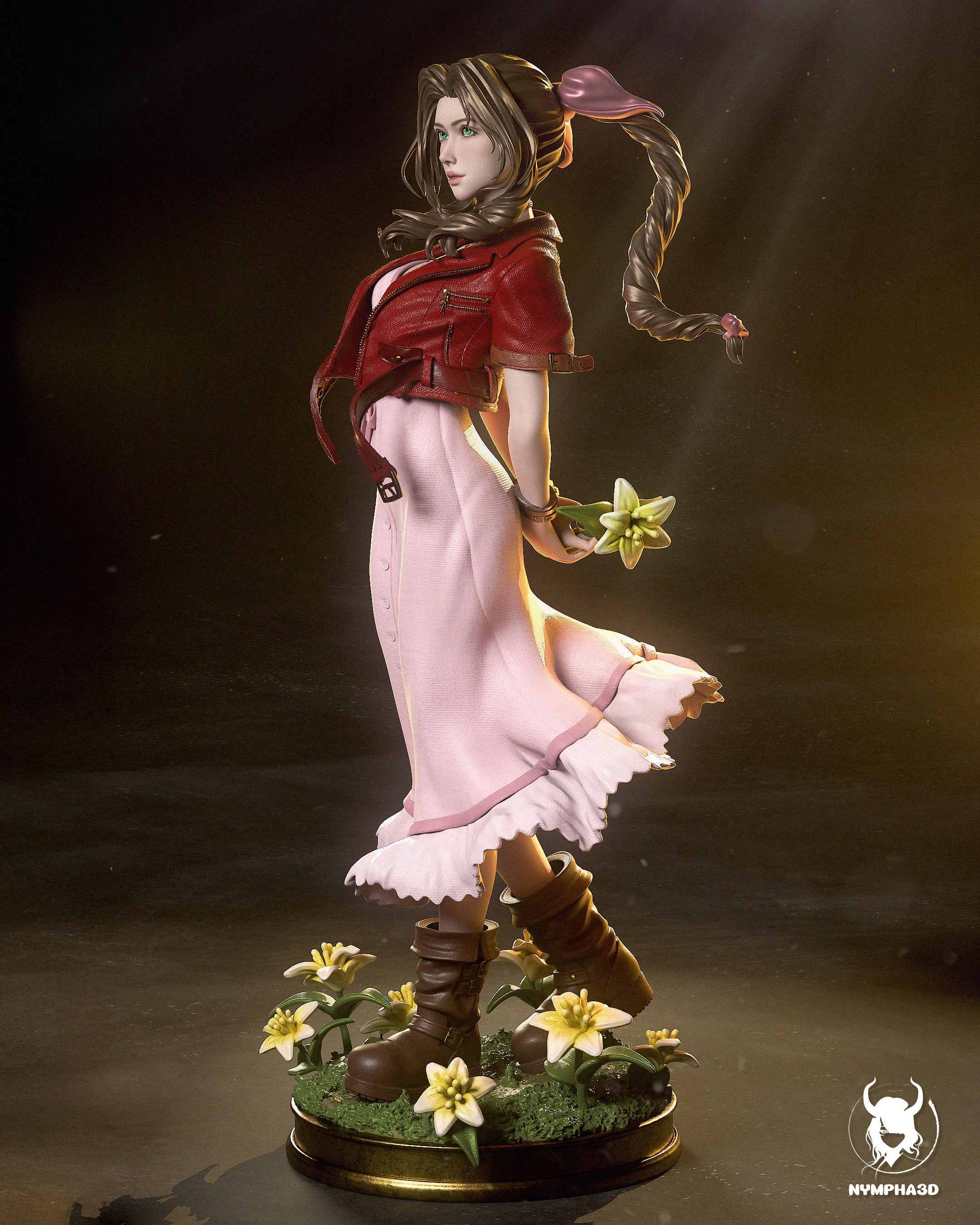 Aerith Gainsborough – Final Fantasy VII – 1:6 Scale Hand-Painted Resin Statue