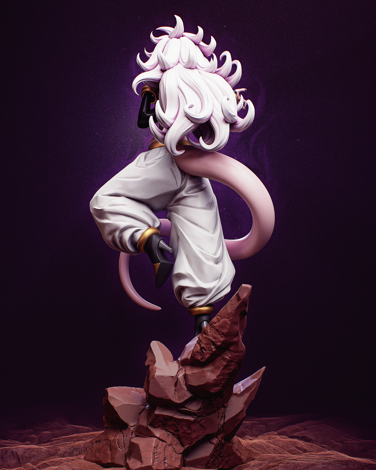 Android 21 – Dragon Ball FighterZ Majin Resin Statue | Hand-Painted Collector Figure