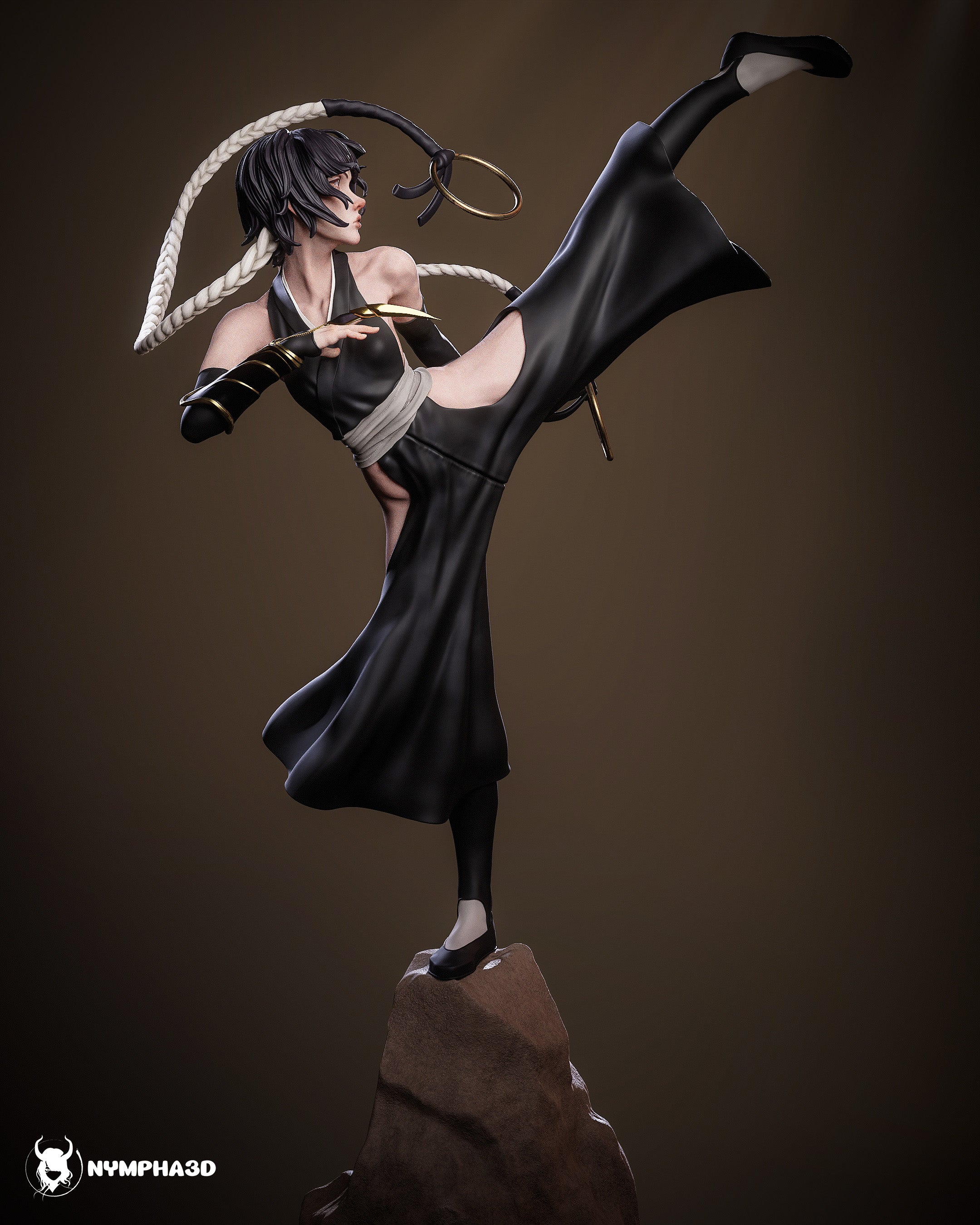 Soifon – Bleach – Hand-Painted Resin Statue