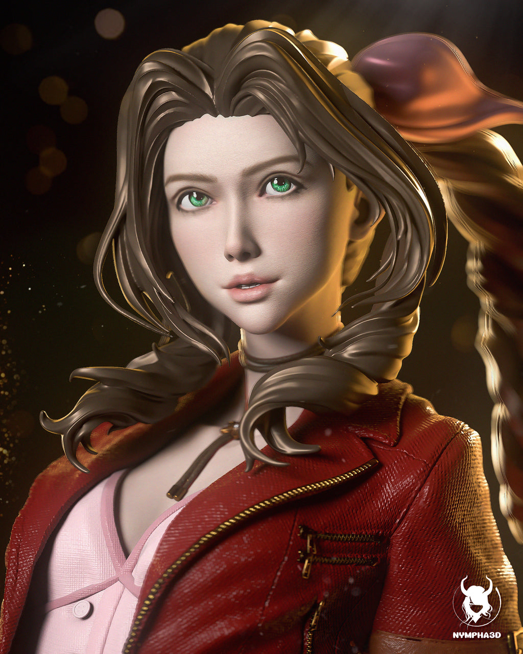 Aerith Gainsborough – Final Fantasy VII – 1:6 Scale Hand-Painted Resin Statue