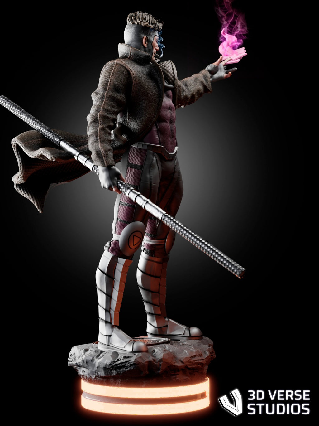 Gambit – Marvel – 1:6 Scale Hand-Painted Resin Statue