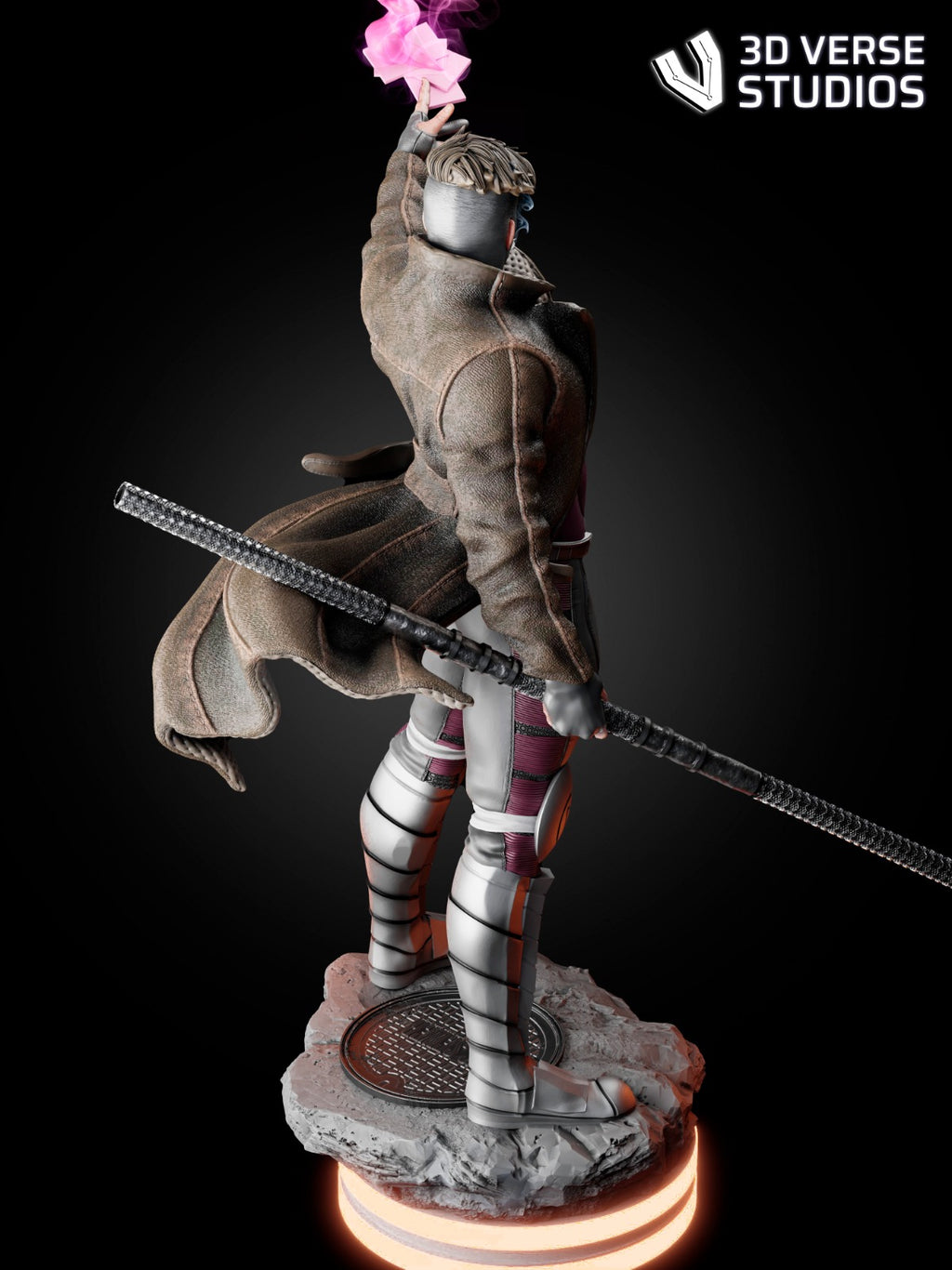 Gambit – Marvel – 1:6 Scale Hand-Painted Resin Statue
