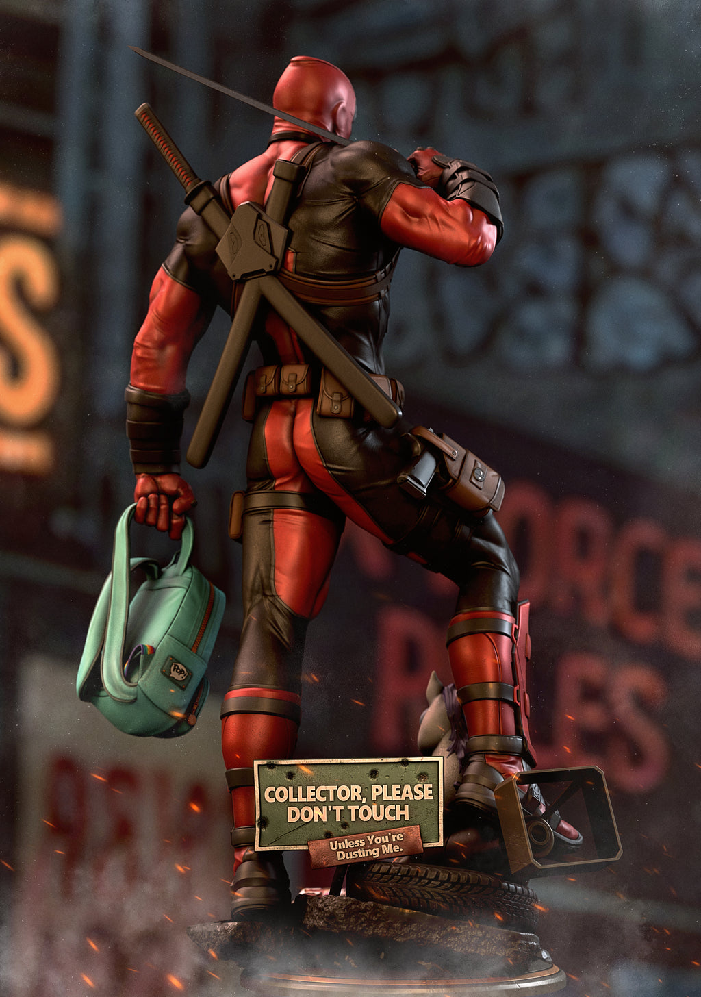 Deadpool – Marvel – 1:6 Scale Hand-Painted Resin Statue