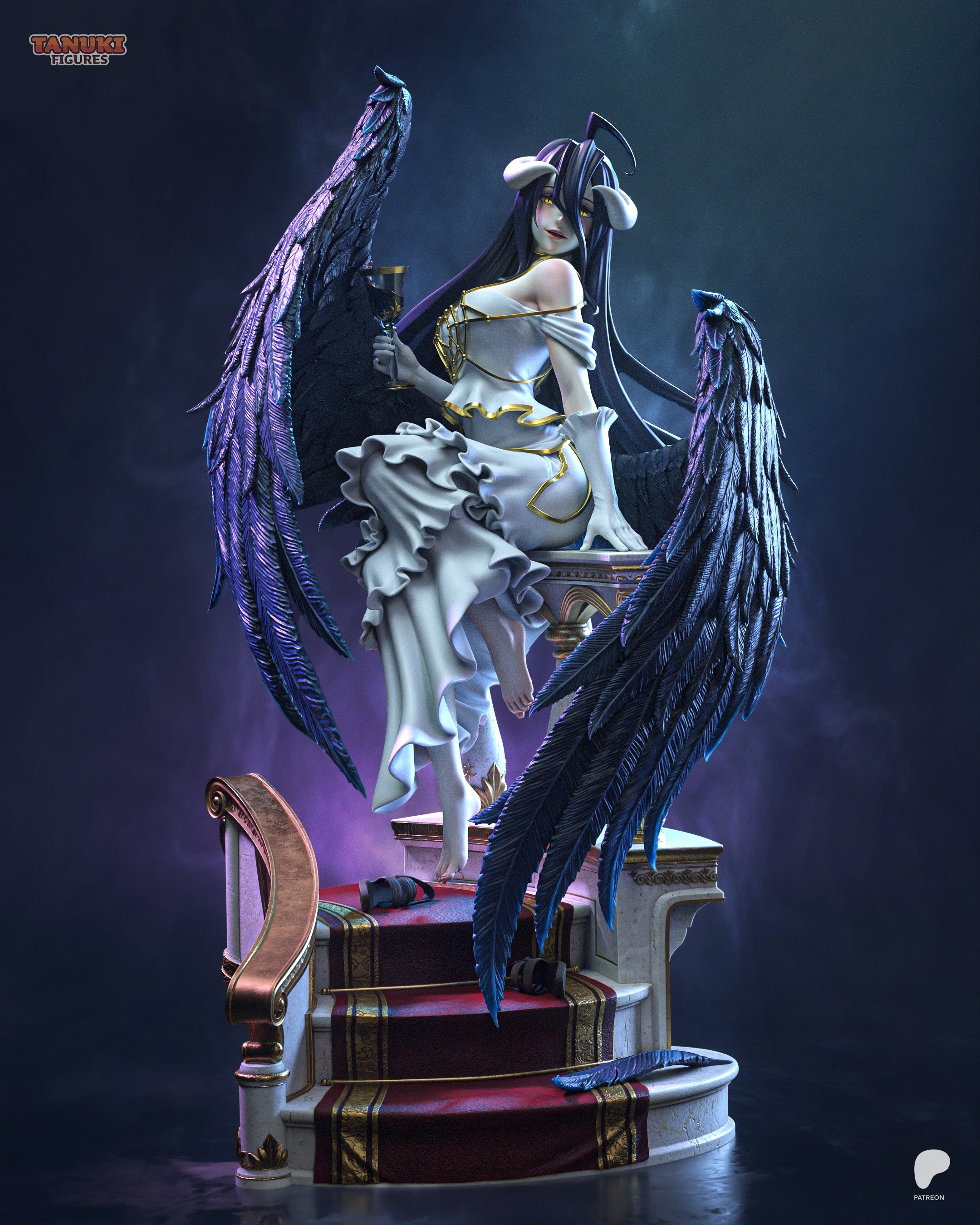 Albedo – Overlord – Hand-Painted Resin Statue