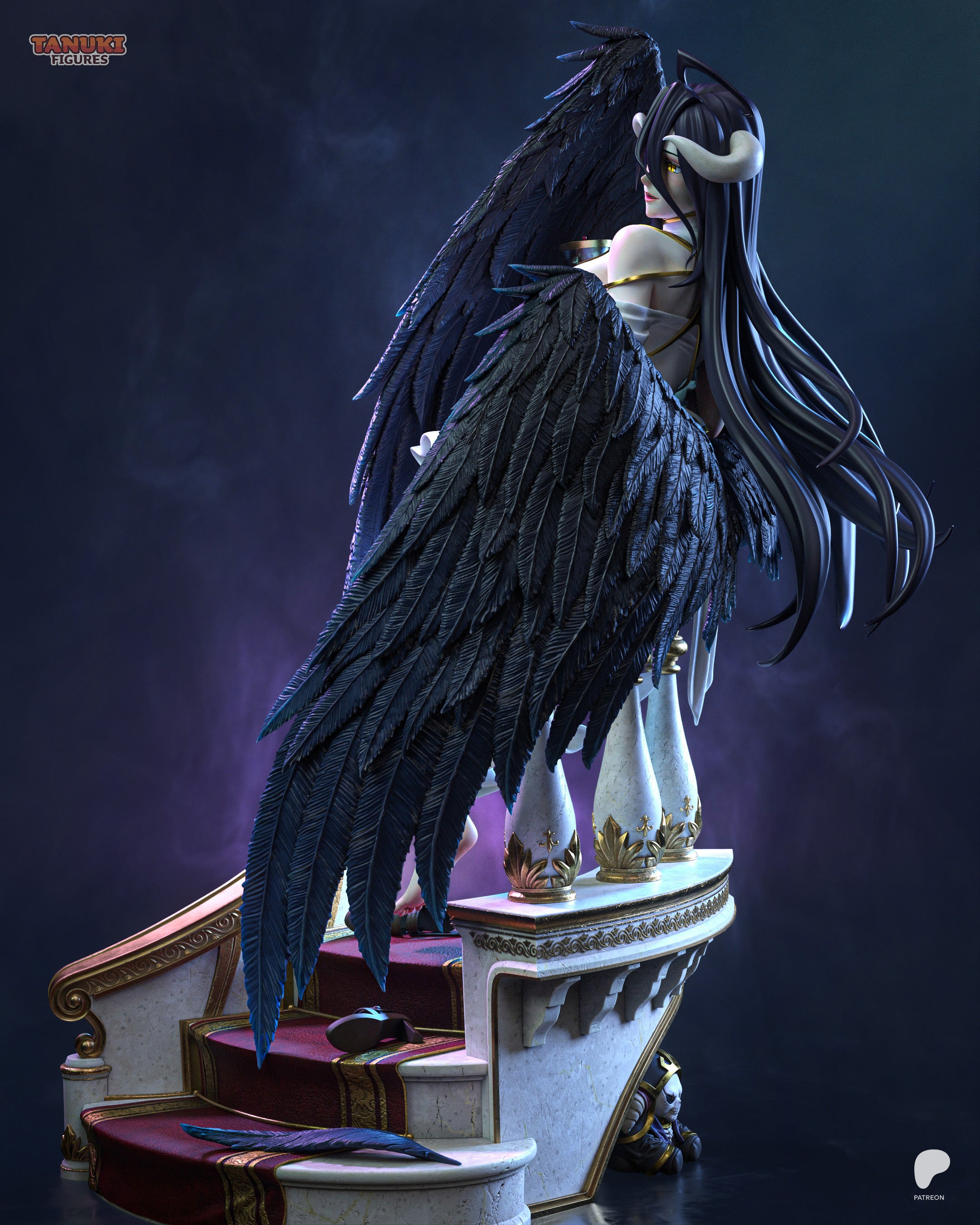 Albedo – Overlord – Hand-Painted Resin Statue