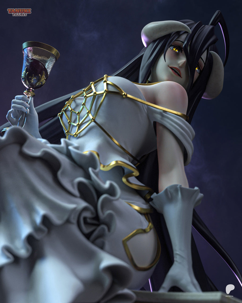Albedo – Overlord – Hand-Painted Resin Statue