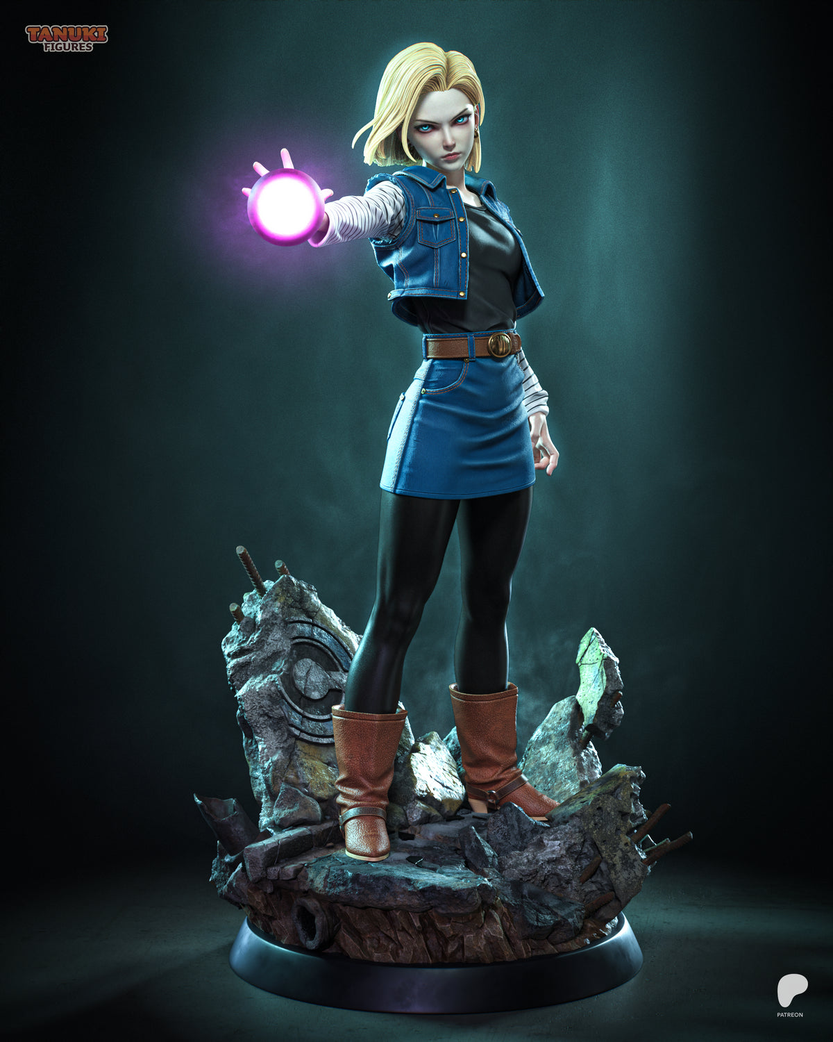 Android 18 – Dragon Ball Z Resin Statue | Hand-Painted Collector Figure