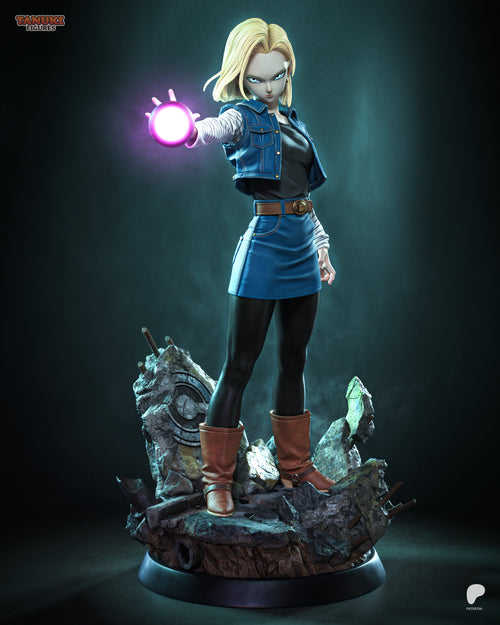 Android 18 – Dragon Ball Z Resin Statue | Hand-Painted Collector Figure