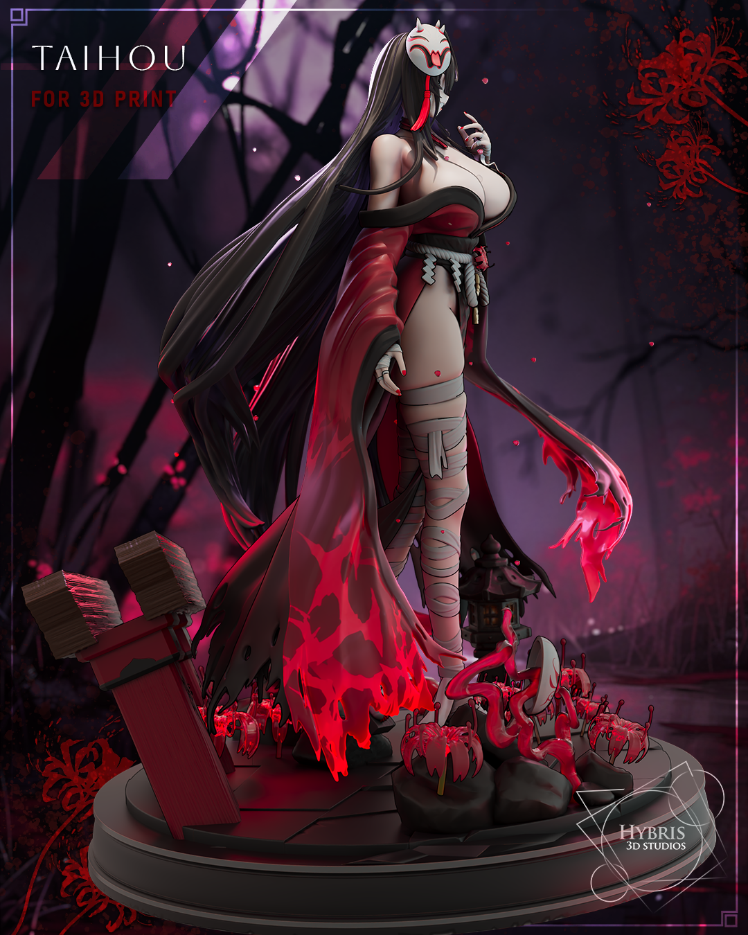Taihou – Azur Lane – Hand-Painted Resin Statue
