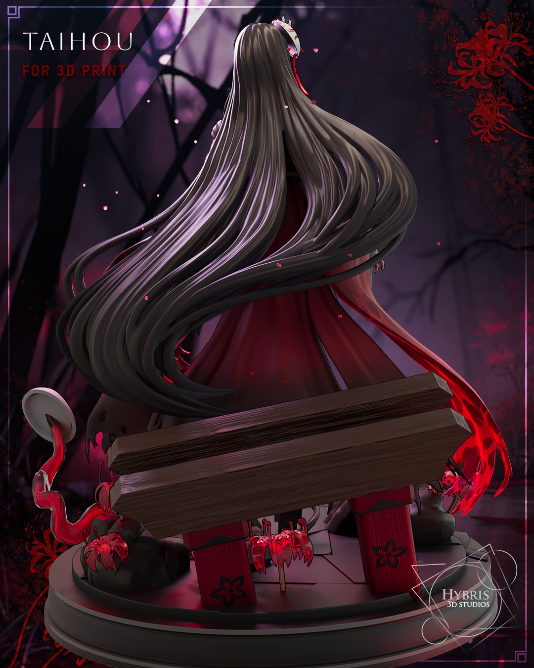 Taihou – Azur Lane – Hand-Painted Resin Statue