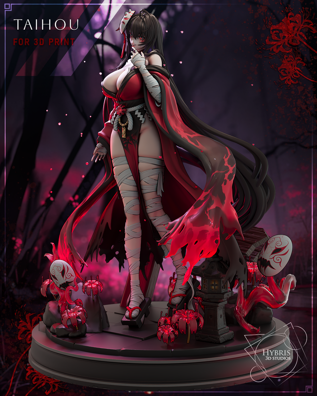 Taihou – Azur Lane – Hand-Painted Resin Statue