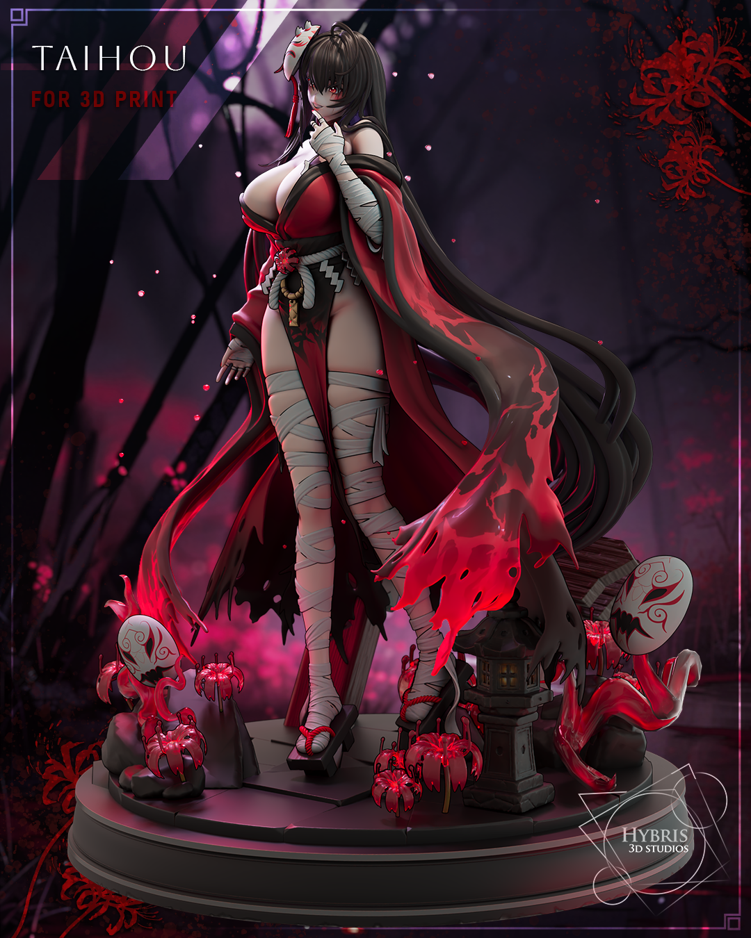Taihou – Azur Lane – Hand-Painted Resin Statue