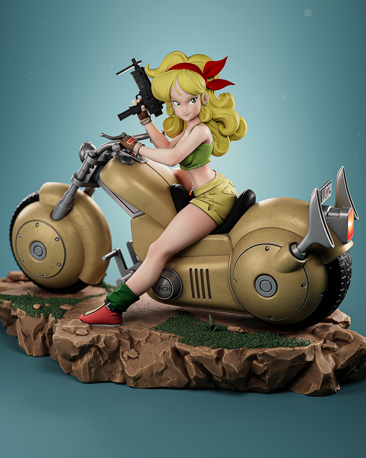 Launch (Lunch) – Dragon Ball Resin Statue | Nice & Mean Version