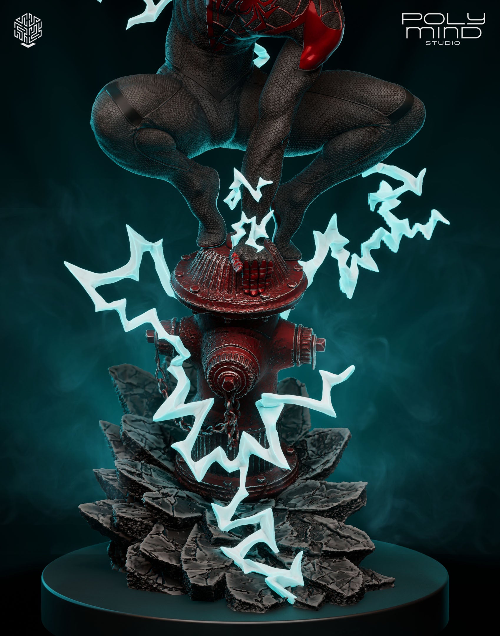 Miles Morales Spider-Man – Marvel – 1:6 Scale Hand-Painted Resin Statue