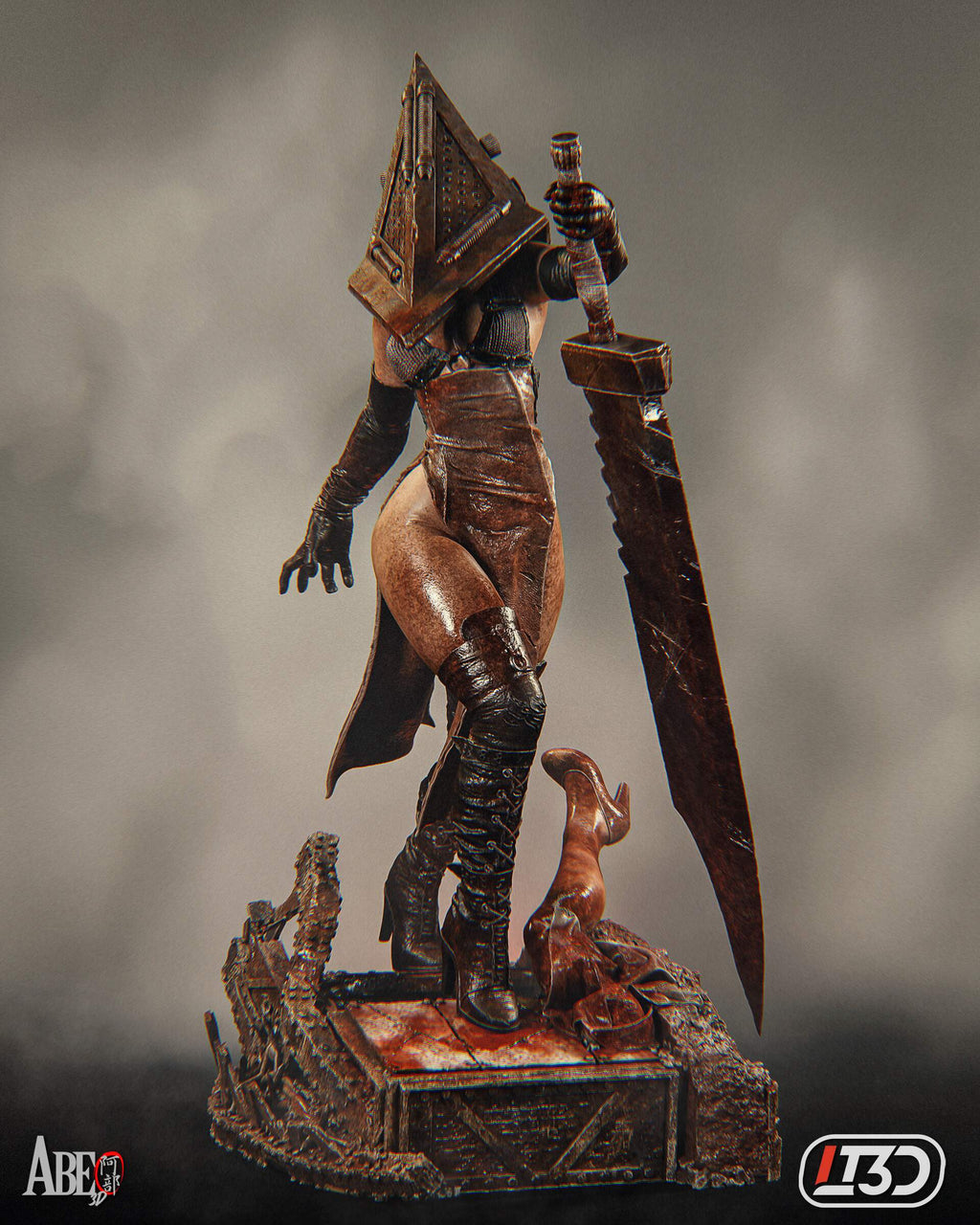Female Pyramid Head – Silent Hill Inspired 1:6 Scale Hand-Painted Resin Statue