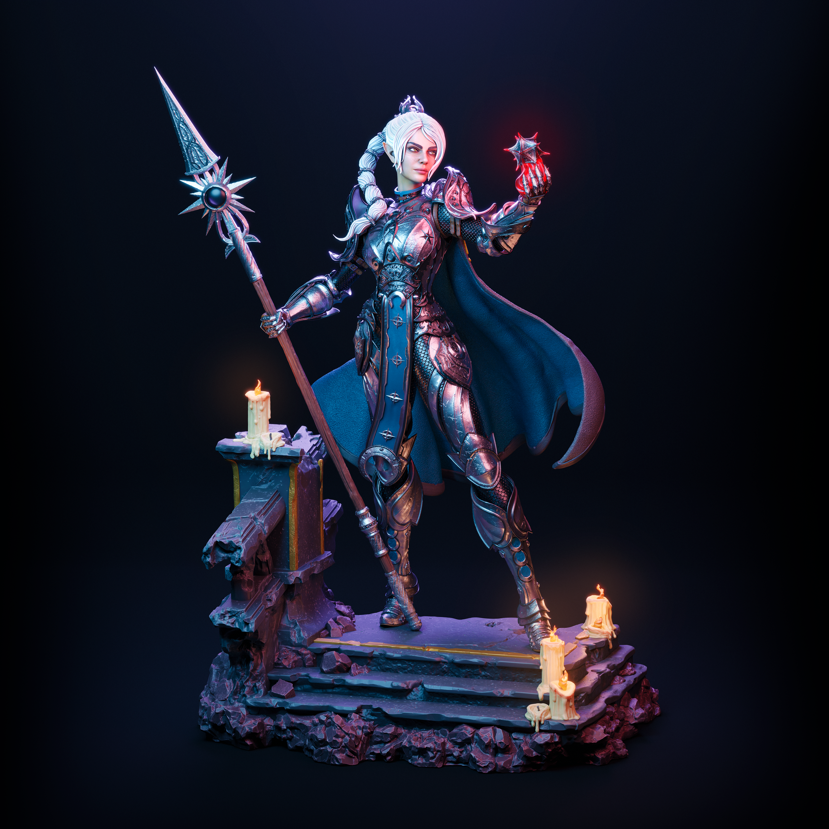 Shadowheart – Baldur's Gate 3 – 1:6 Scale Hand-Painted Resin Statue