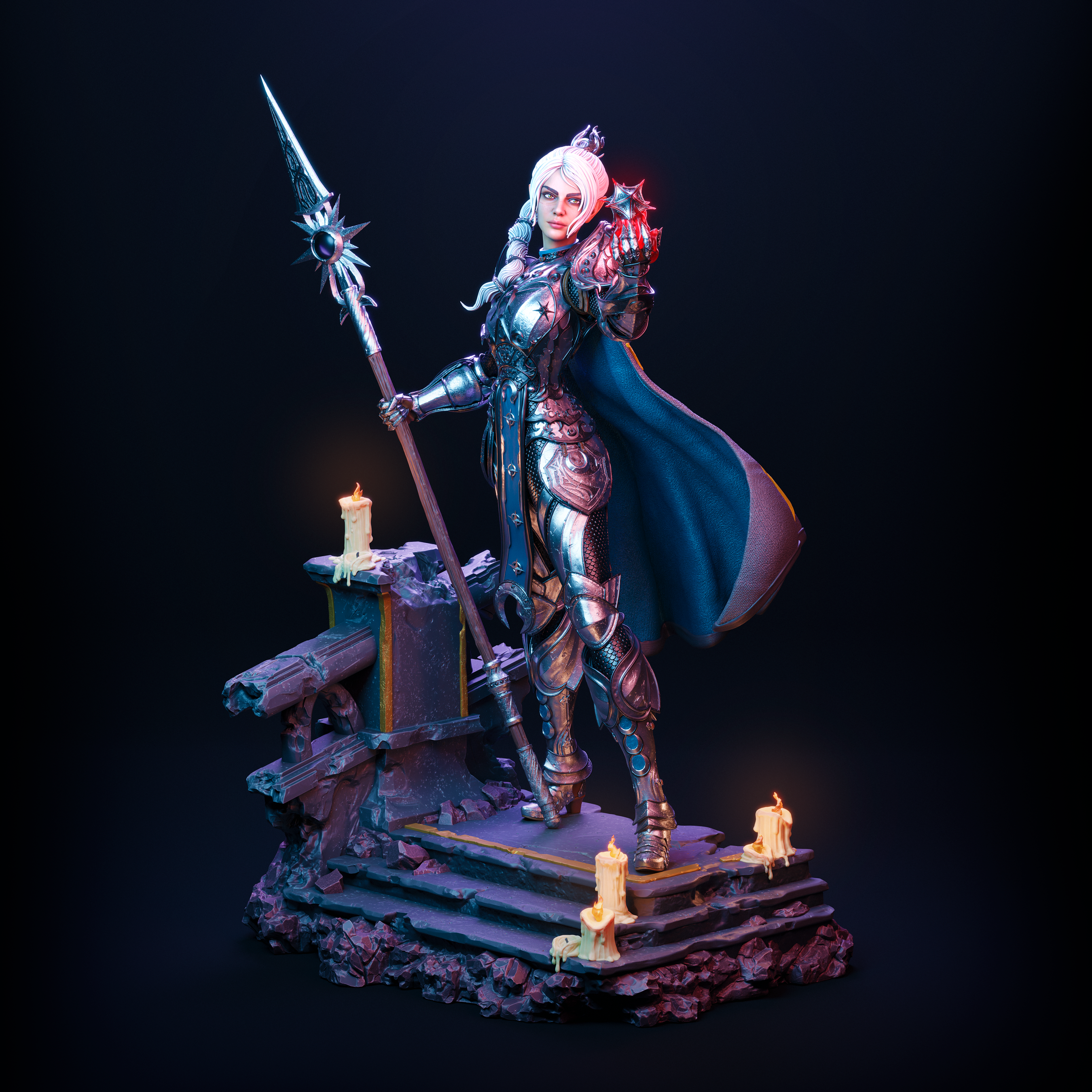 Shadowheart – Baldur's Gate 3 – 1:6 Scale Hand-Painted Resin Statue