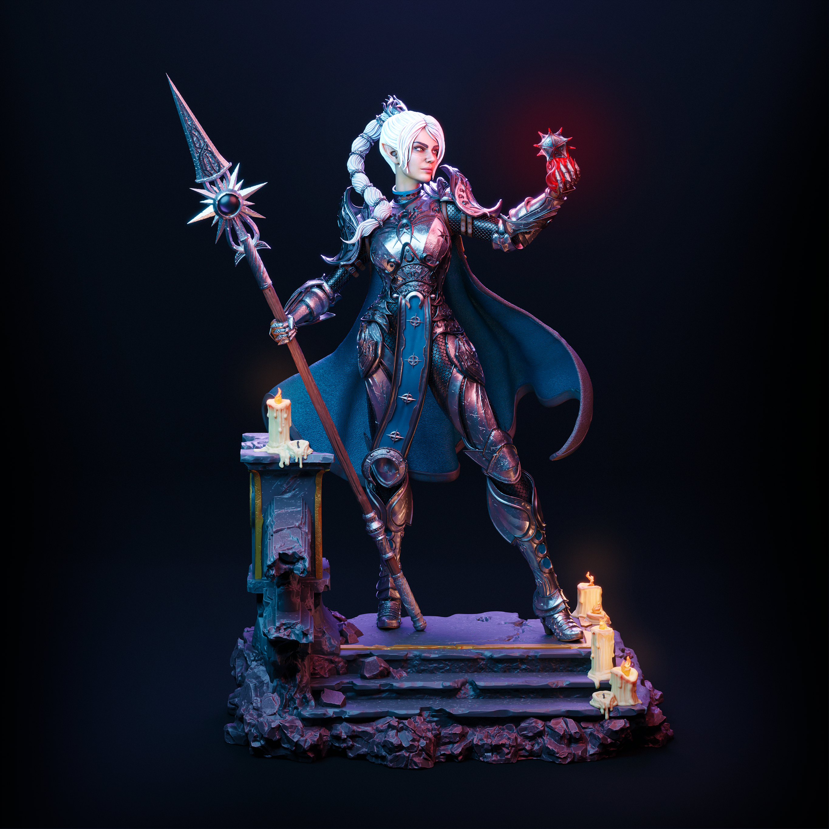 Shadowheart – Baldur's Gate 3 – 1:6 Scale Hand-Painted Resin Statue