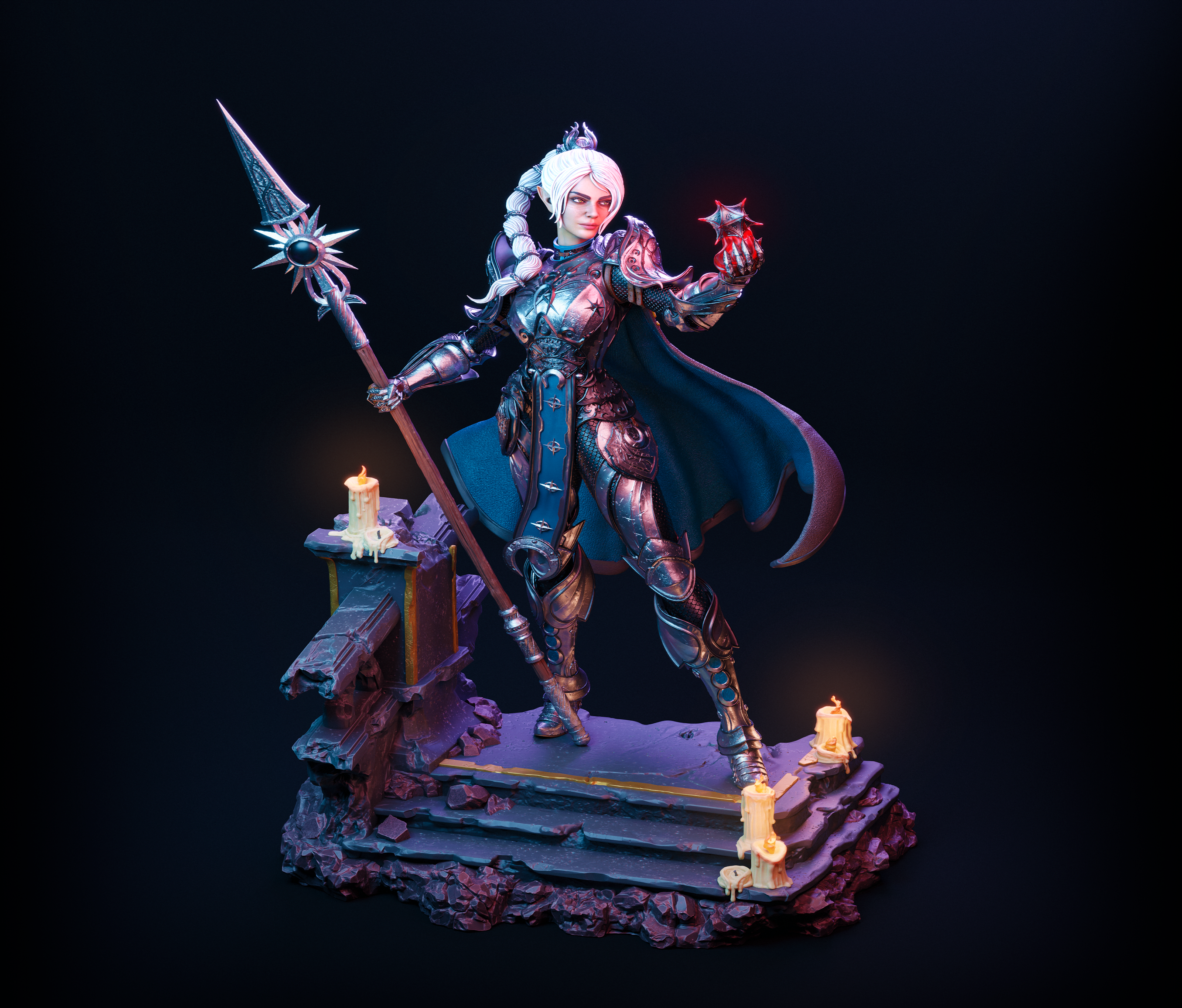 Shadowheart – Baldur's Gate 3 – 1:6 Scale Hand-Painted Resin Statue