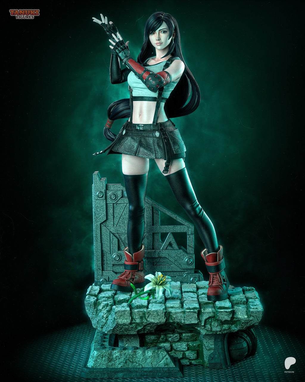 Tifa Lockhart – Final Fantasy VII – 1:6 Scale Hand-Painted Resin Statue