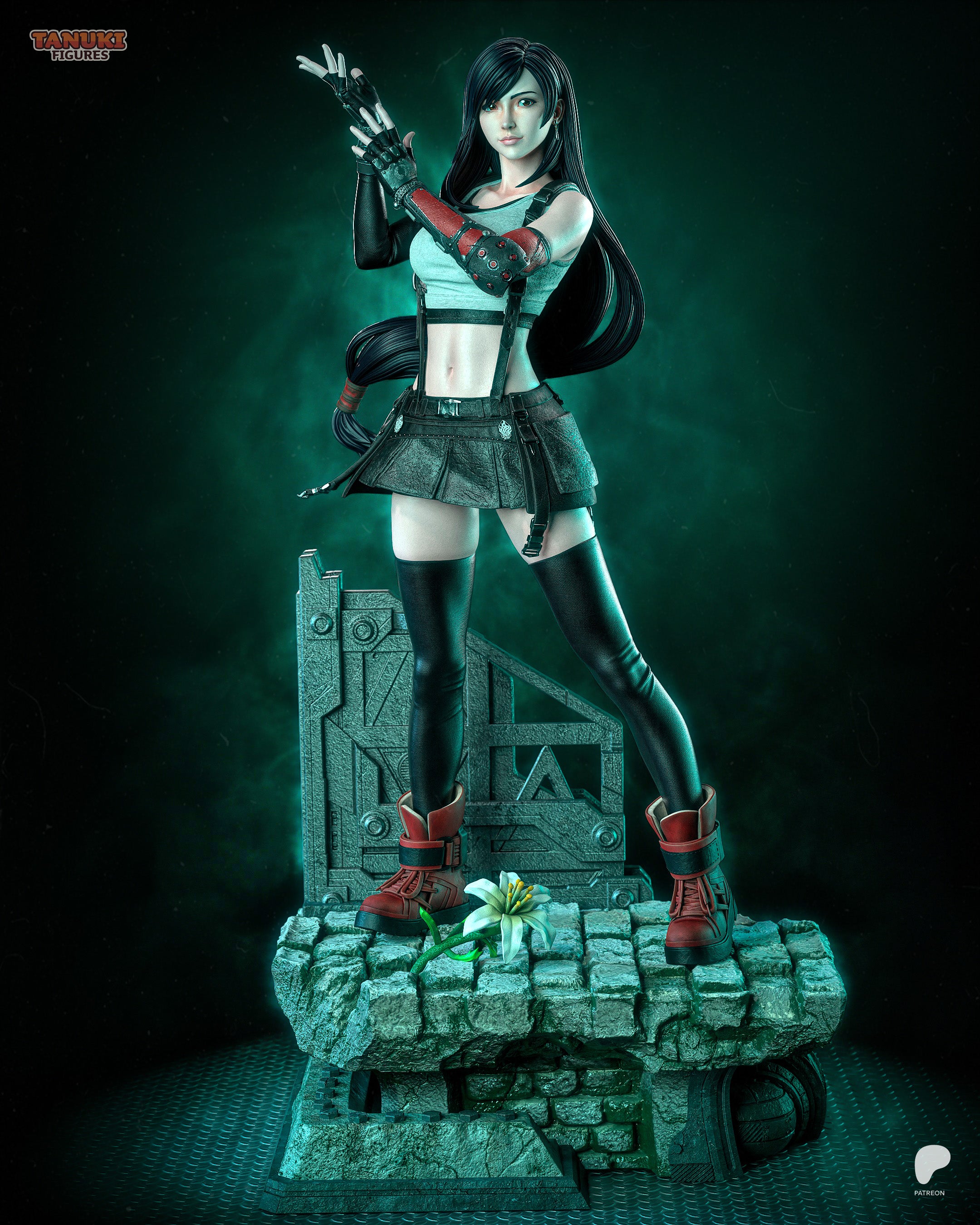 Tifa Lockhart – Final Fantasy VII – 1:6 Scale Hand-Painted Resin Statue