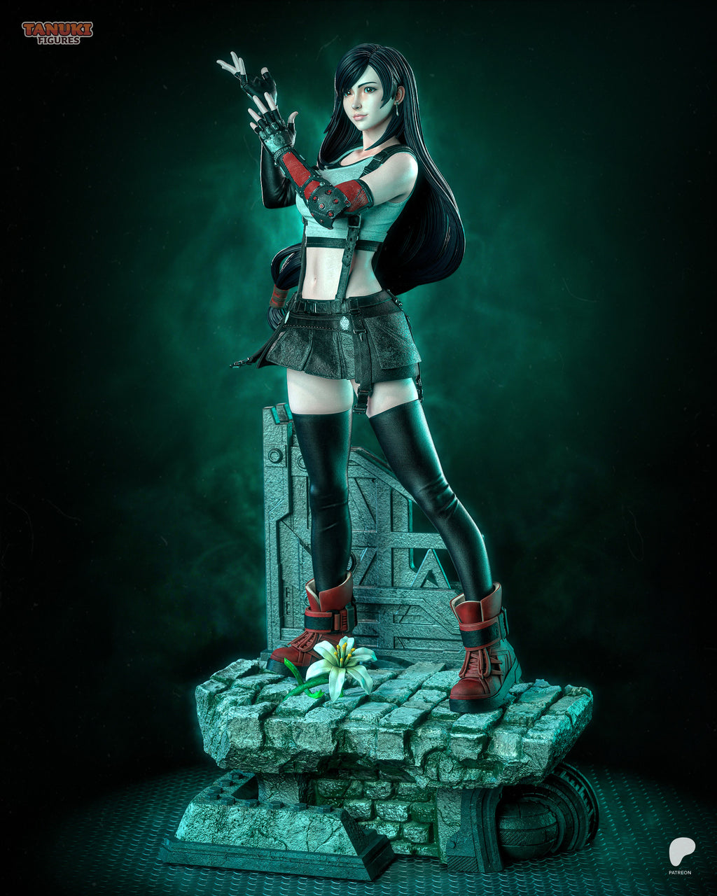 Tifa Lockhart – Final Fantasy VII – 1:6 Scale Hand-Painted Resin Statue
