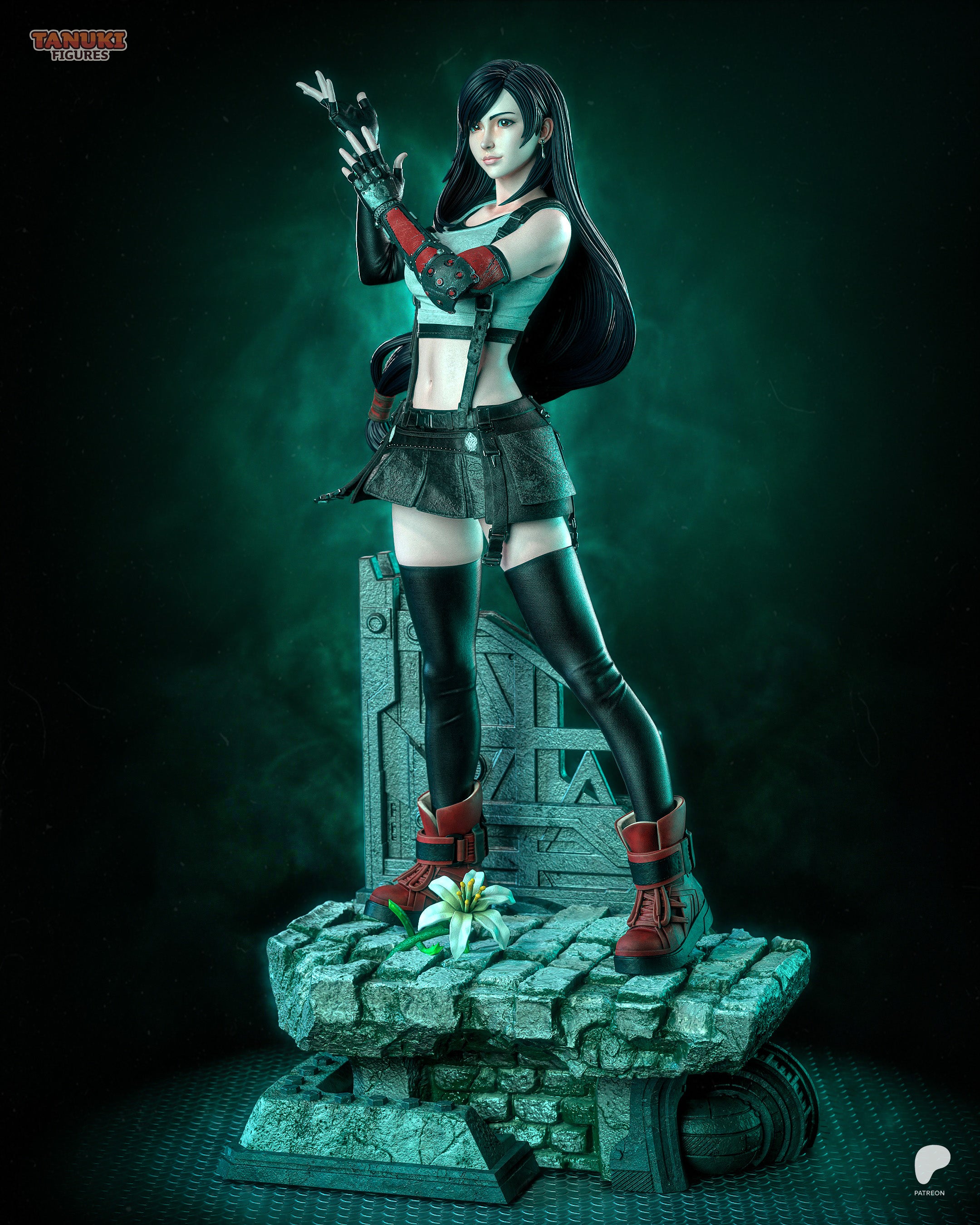 Tifa Lockhart – Final Fantasy VII – 1:6 Scale Hand-Painted Resin Statue
