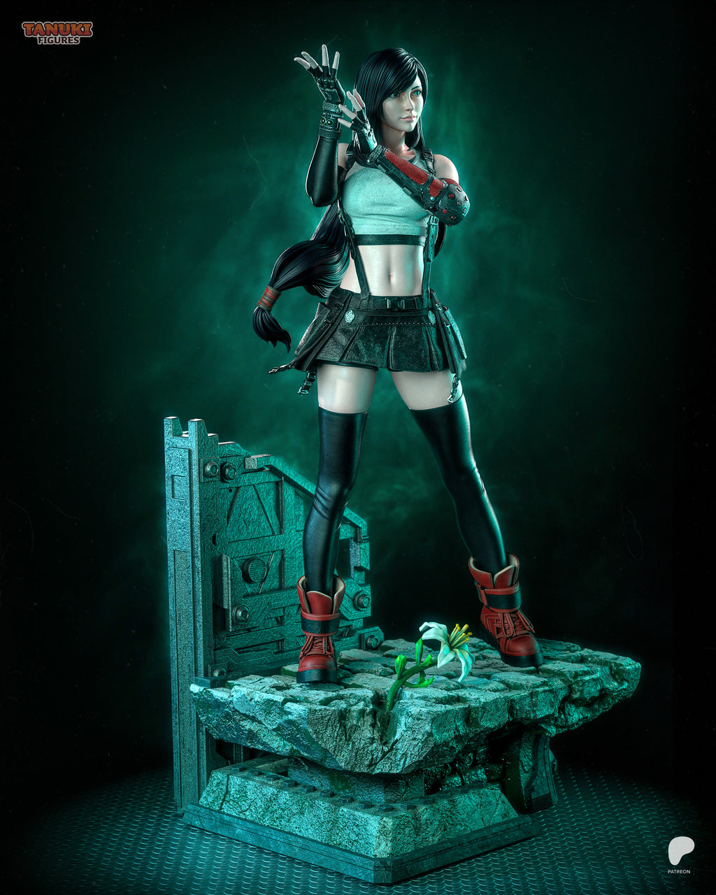 Tifa Lockhart – Final Fantasy VII – 1:6 Scale Hand-Painted Resin Statue
