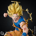 Super Saiyan Goku with Halo – Dragon Ball Z Resin Statue | Hand-Painted Collector Figure