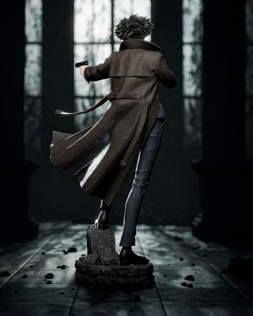 Spike Spiegel – Cowboy Bebop – Hand-Painted Resin Statue
