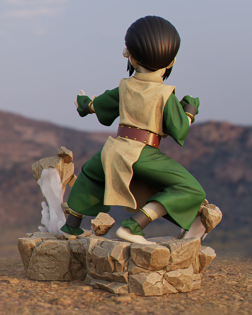 Toph Beifong – Avatar: The Last Airbender – 1:6 Scale Hand-Painted Resin Statue