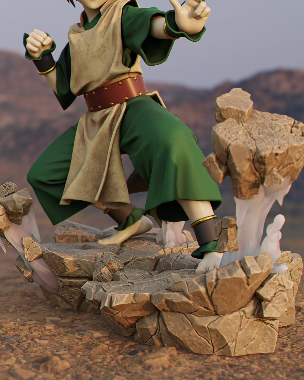 Toph Beifong – Avatar: The Last Airbender – 1:6 Scale Hand-Painted Resin Statue