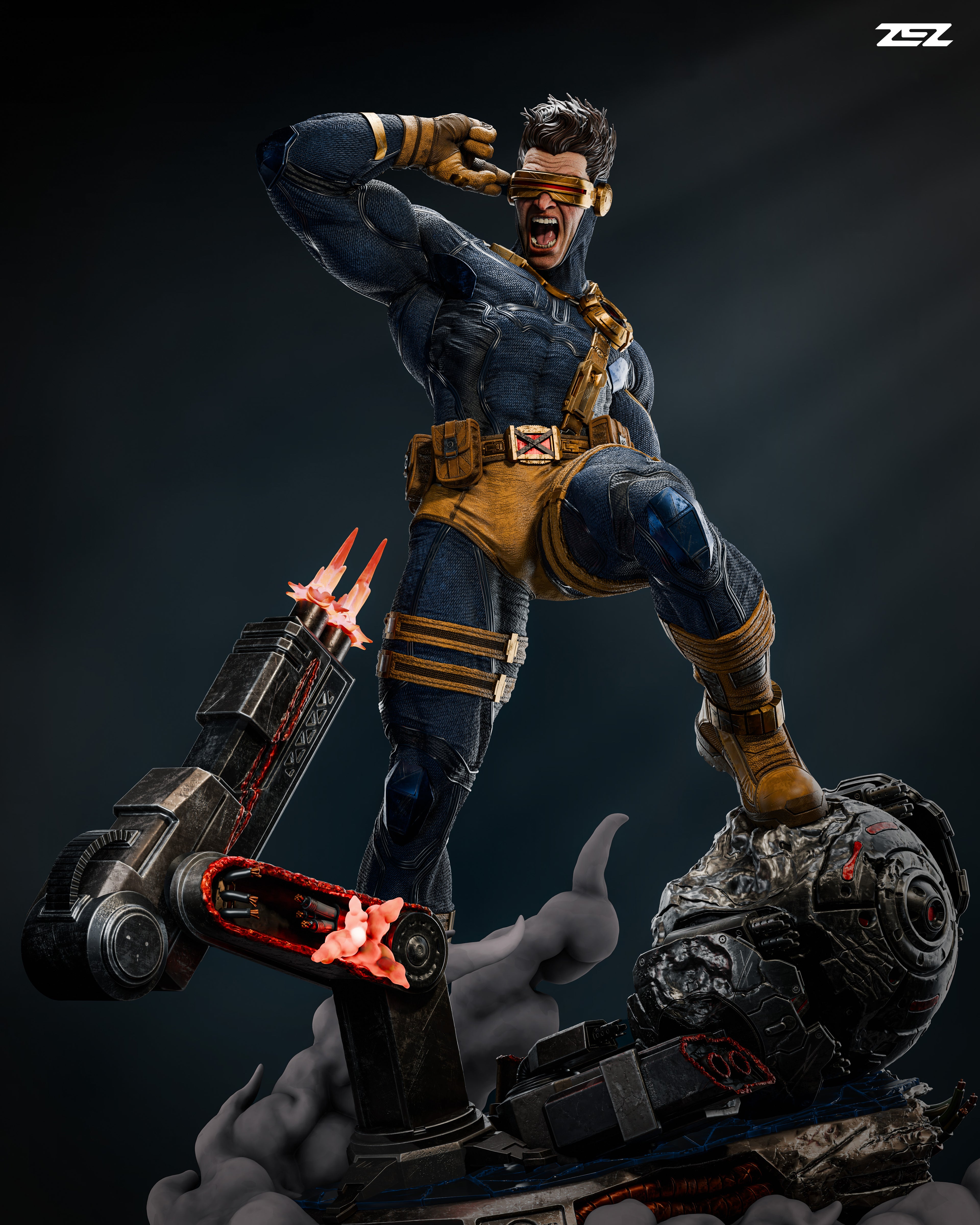 Cyclops – Marvel – 1:6 Scale Hand-Painted Resin Statue